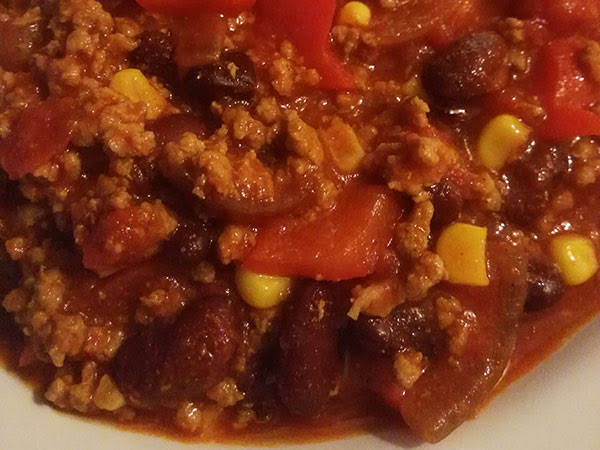 Photo réelle de la recette Chili con carne