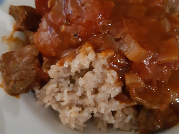 Photo réelle de la recette Riz au bœuf à la marocaine