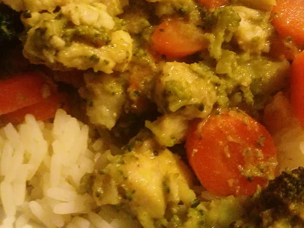 Photo réelle de la recette Curry de poisson