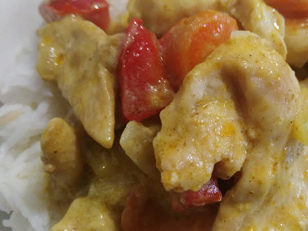 Photo réelle de la recette Poulet au curry (mode chinoise)