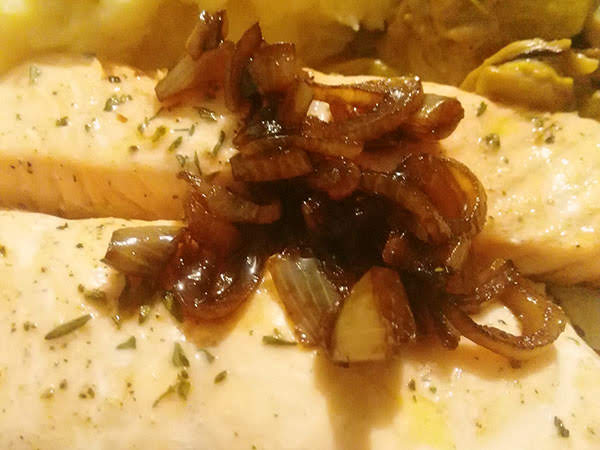 Photo réelle de la recette Filets de poisson à l’unilatérale