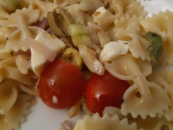 Photo réelle de la recette Salade de pâtes « méditerranéenne »