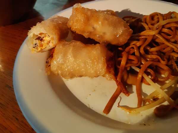 Photo réelle de la recette Nems au poulet et sa sauce