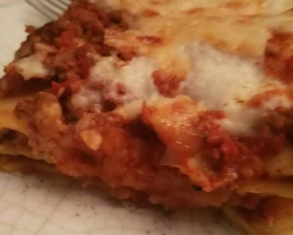 Photo réelle de la recette Lasagnes bolognaises