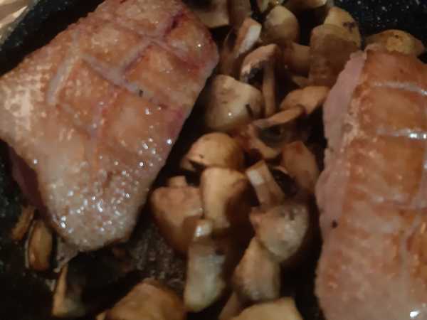 Photo réelle de la recette Cuisson du magret de canard