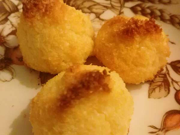 Photo réelle de la recette Rochers à la noix de coco