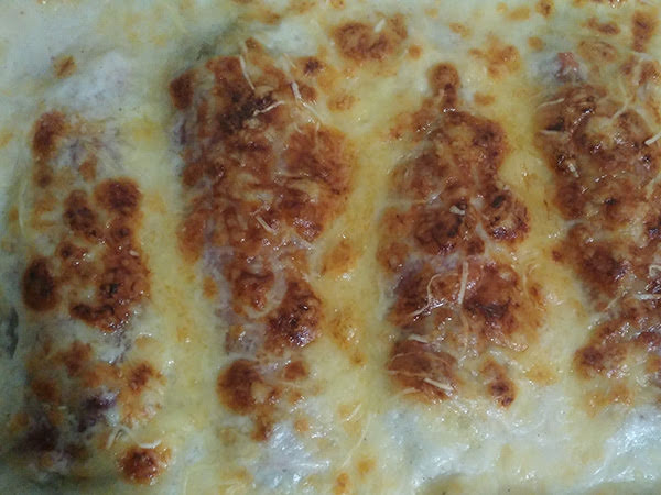 Photo réelle de la recette Chicons (endives) au gratin