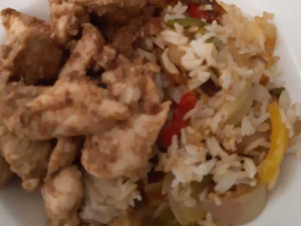 Photo réelle de la recette Poulet au beurre de cacahuète (autre version)