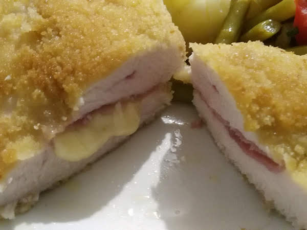 Photo réelle de la recette Cordon bleu de poulet