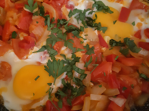 Photo réelle de la recette Chakchouka (aux œufs)