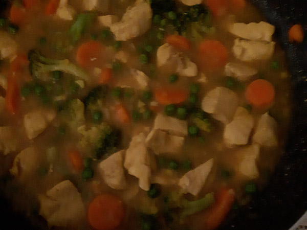 Photo réelle de la recette Poulet korma (à ma façon)