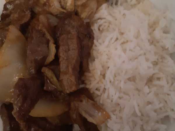 Photo réelle de la recette Bœuf sauté au chou chinois