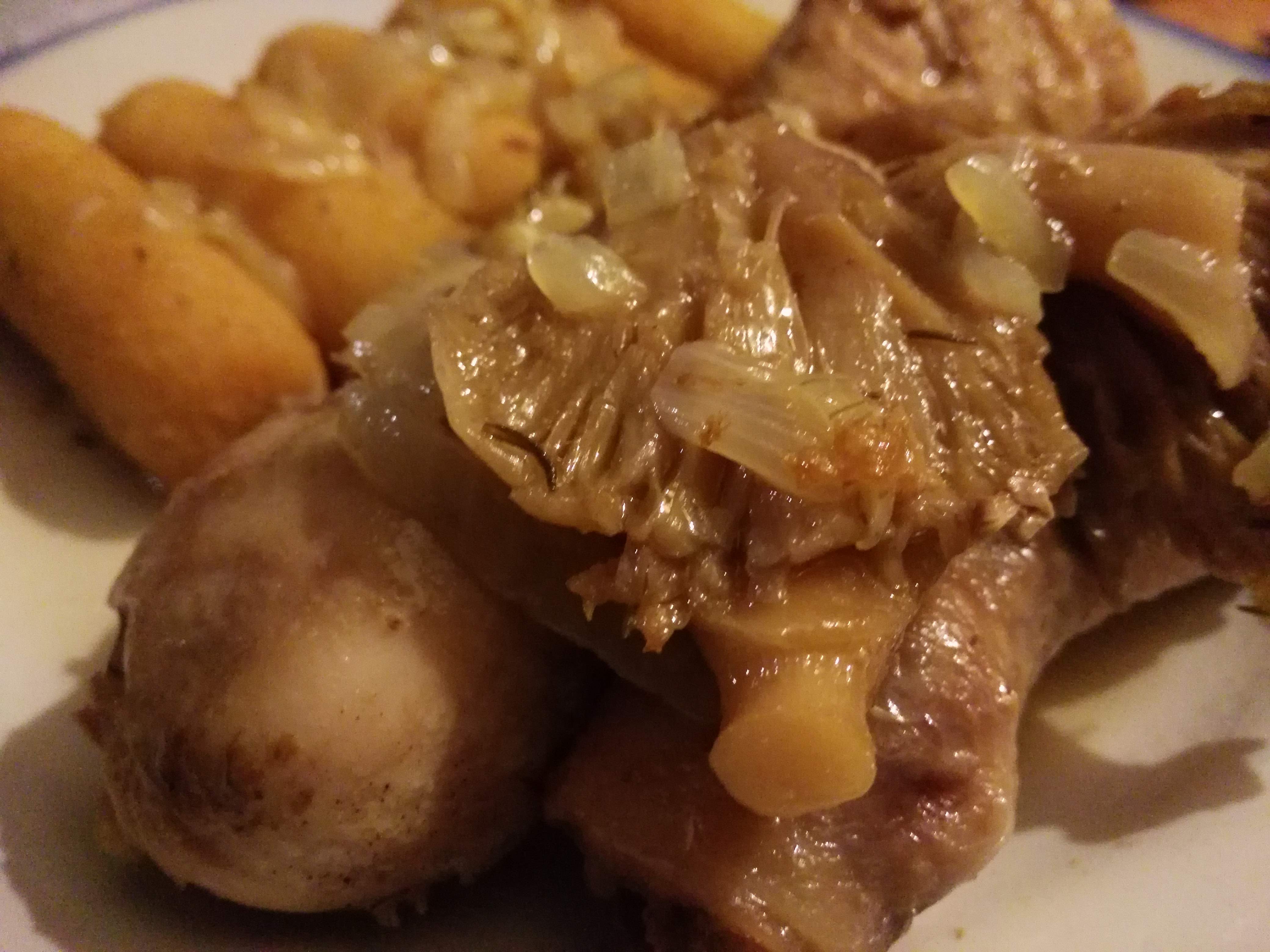 Photo réelle de la recette Poulet aux pleurotes