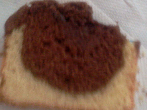 Photo réelle de la recette Cake marbré vanille/chocolat