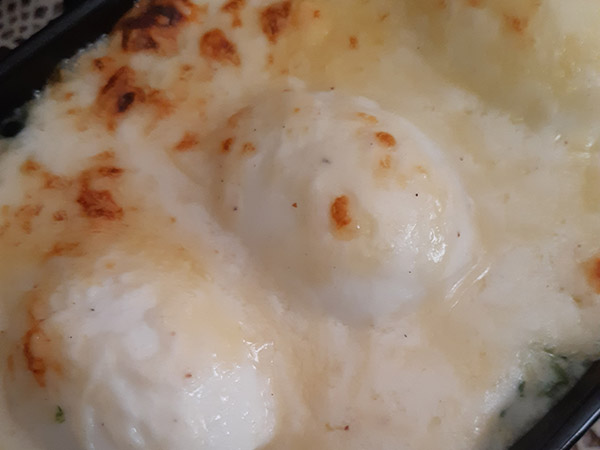 Photo réelle de la recette Œufs florentine