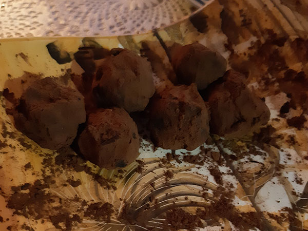 Photo réelle de la recette Truffes au chocolat