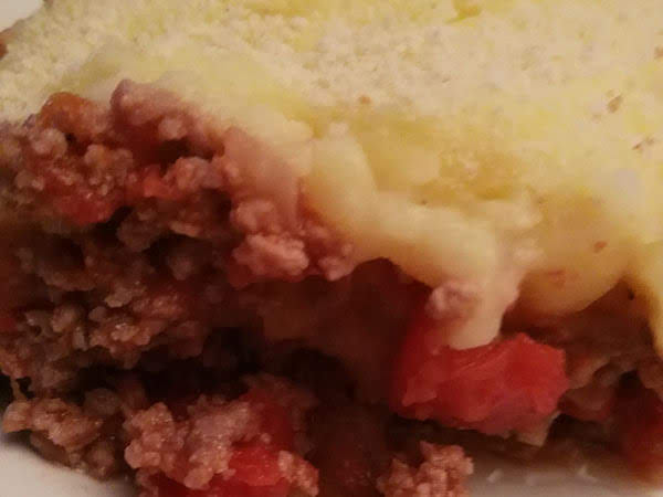 Photo réelle de la recette Hachis parmentier à la tomate