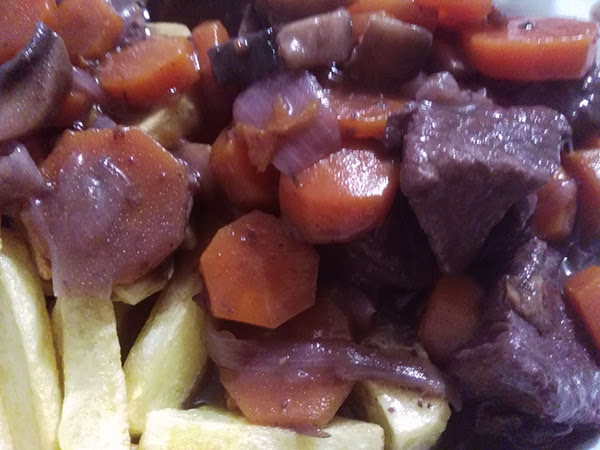 Photo réelle de la recette Bœuf bourguignon